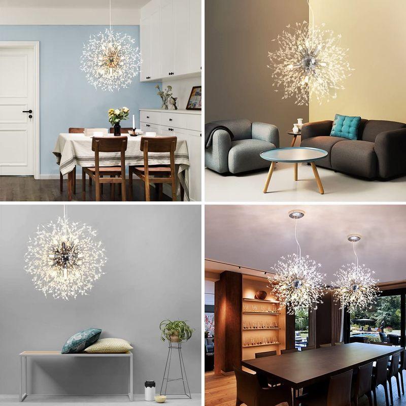 激安 8畳 6畳 8灯おしゃれ花火ペンダントライト クリスタル照明器具 シャンデリア Kelly 10畳 ダイニングルーム ロビー Led電球付き シャンデリア Www Gatorheatandair Com