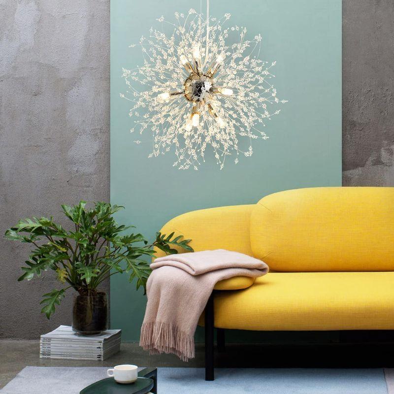 激安 8畳 6畳 8灯おしゃれ花火ペンダントライト クリスタル照明器具 シャンデリア Kelly 10畳 ダイニングルーム ロビー Led電球付き シャンデリア Www Gatorheatandair Com