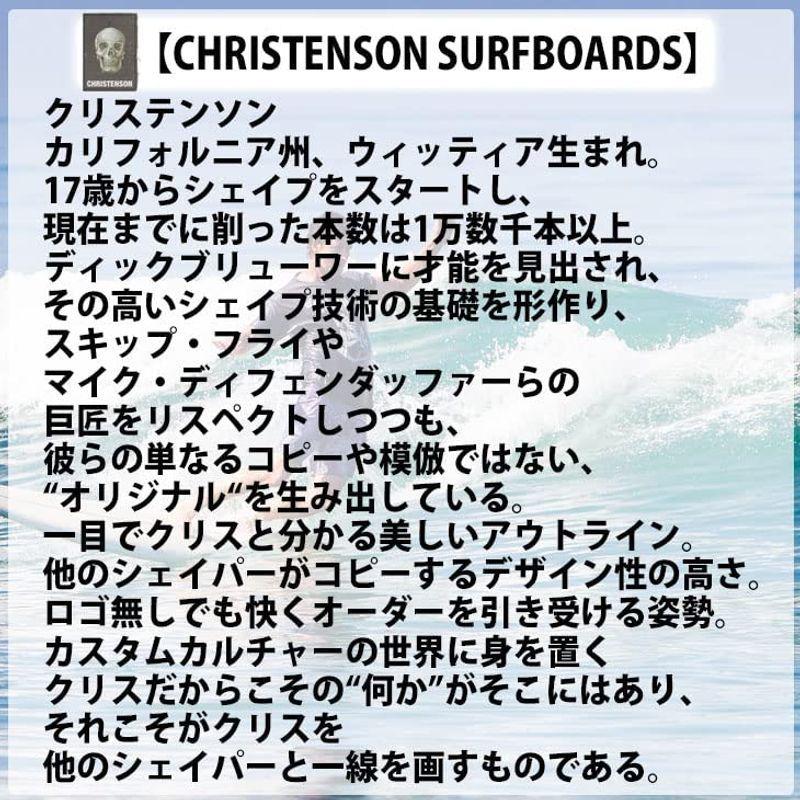 新春セール 22 CHRISTENSON SURFBOARD クリステンソン サーフボード FISH フィッシュ twin ツインフィン FUTURES 【UOI3125939170】(109856円)