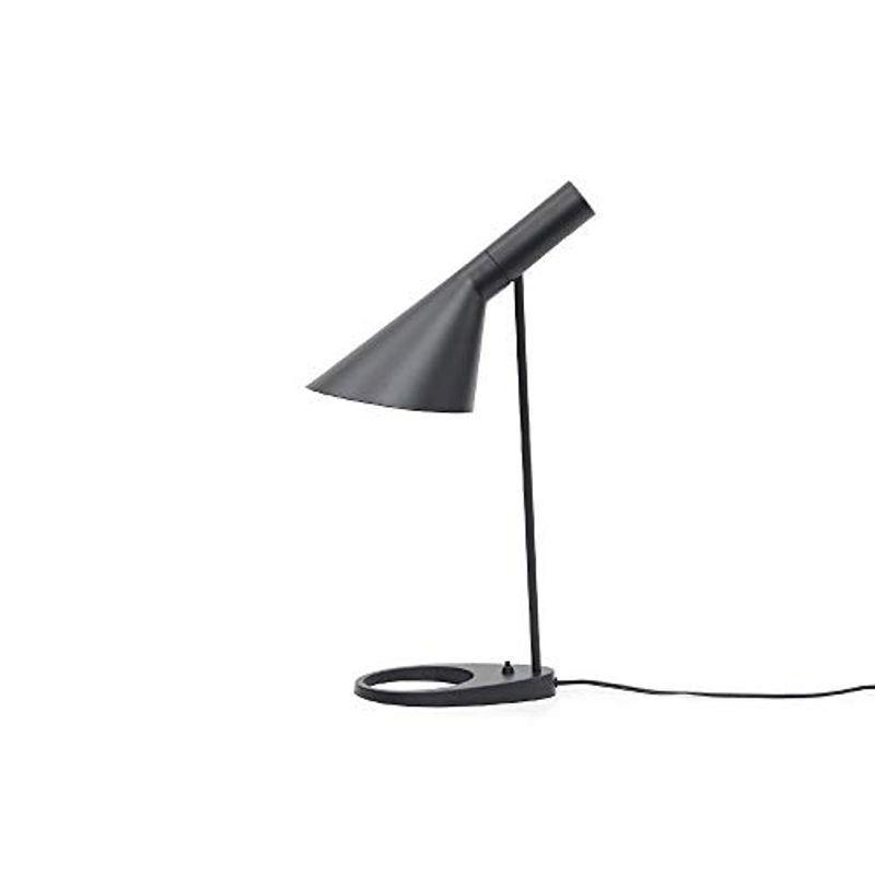 Arne Jacobsen (アルネ・ヤコブセン) AJ テーブルライト ブラック リプロダクト品 東芝LED電球付き（電球色）