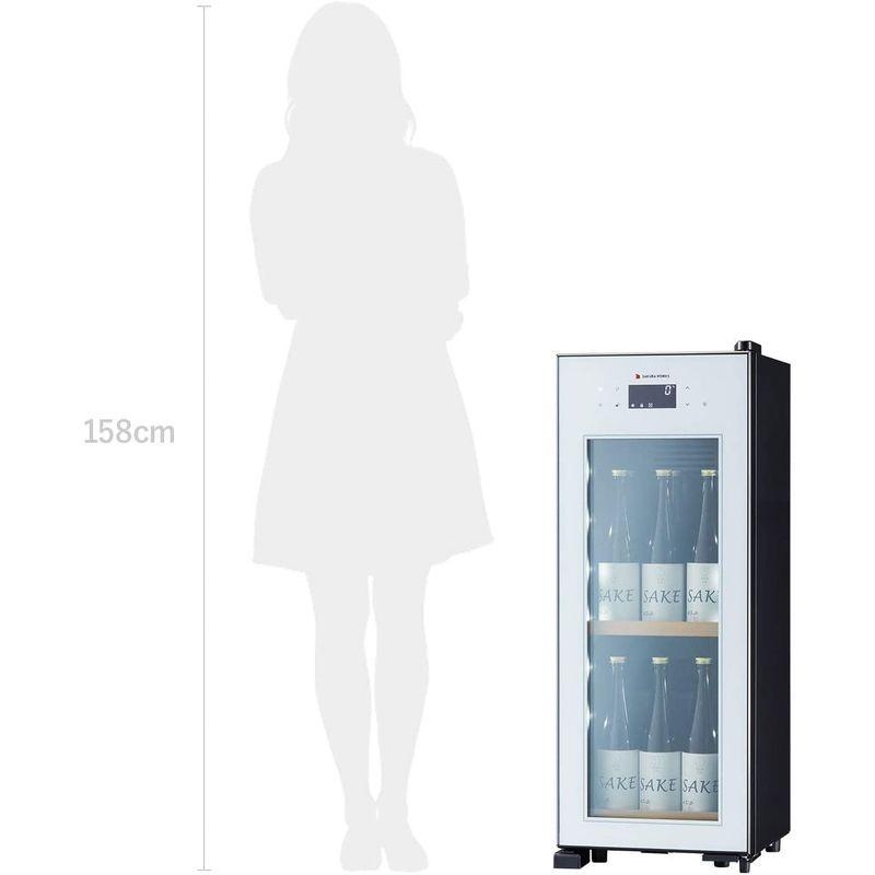 さくら製作所 低温日本酒ドリンクセラー ZERO CHILLED OSK9-W ホワイト 冷蔵庫、冷凍庫 