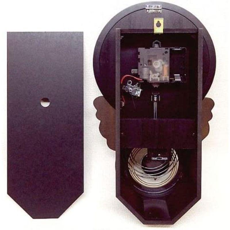 さんてる 日本製 ボンボン振り子だるま時計(アラビア文字) QL687-A アンティークブラウン 日本製 ボンボン振り子だるま時計 アラビア文字 QL687 アンティークブラウン サイズ