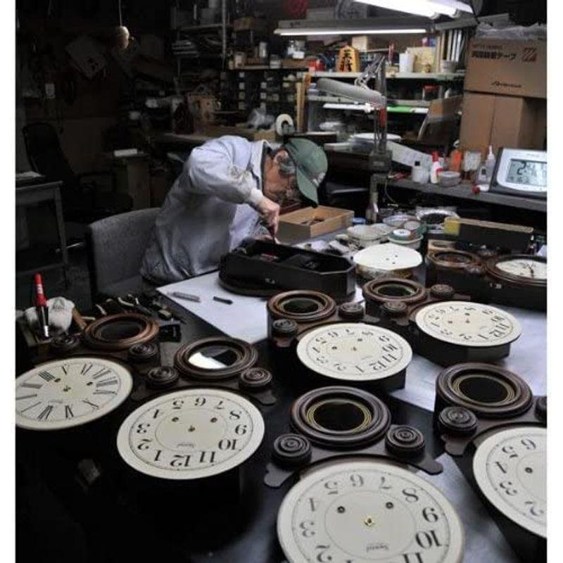 さんてる 日本製 ボンボン振り子だるま時計(アラビア文字) QL687-A アンティークブラウン 日本製 ボンボン振り子だるま時計 アラビア文字 QL687 アンティークブラウン サイズ