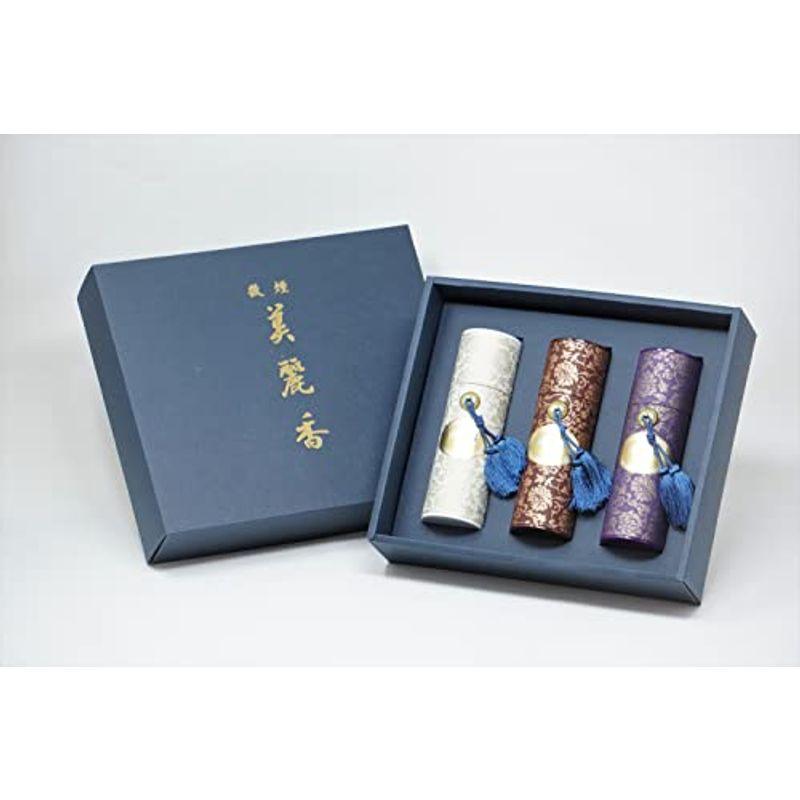 お悔やみの挨拶文入美麗香三種香 煙の少ない微煙タイプ 沈香 白檀 香水の香り 包装 御供入り熨斗付き 新盆 喪中見舞い ギフト 進物 えるみストア 通販 Yahoo ショッピング