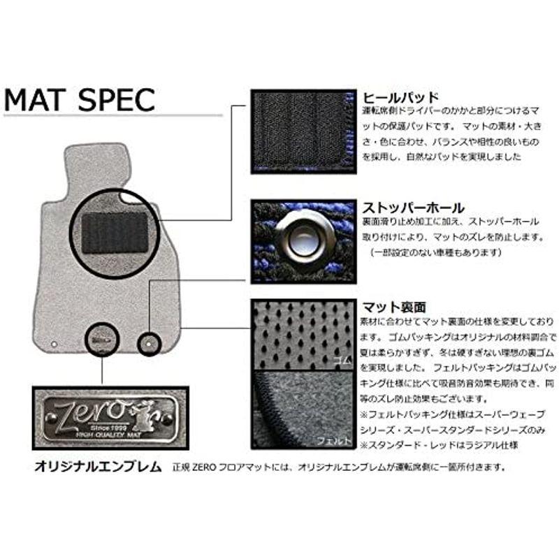 ZERO　ゼロ　(脱臭・消臭加工済み)　クライスラー　ラゲッジマット(3rdシート格納時格納部分の上部までの部分)　20　グランドボイジャー