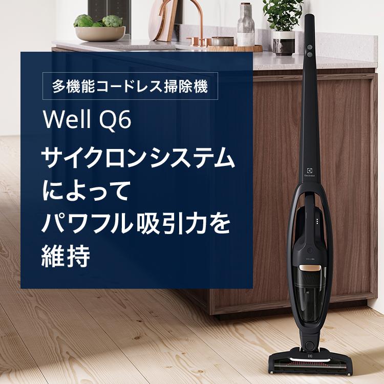 エレクトロラックス 掃除機 Well Q6 グラニットグレー WQ61-1OGG 自立式 掃除機 コードレス electrolux 掃除機 公式｜elux｜03