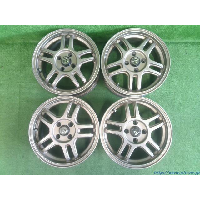 中古 フジコーポレーション・R-レーシング・15インチ・アルミホイール