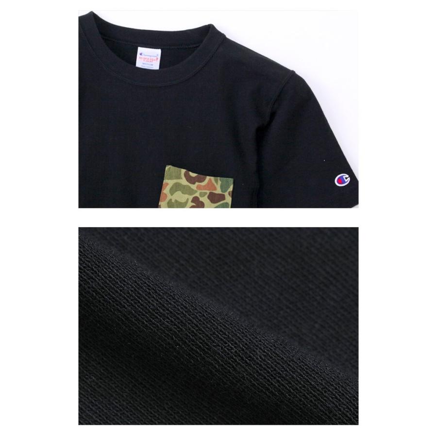 Champion（チャンピオン） ポケット Tシャツ 迷彩 リバースウィーブ
