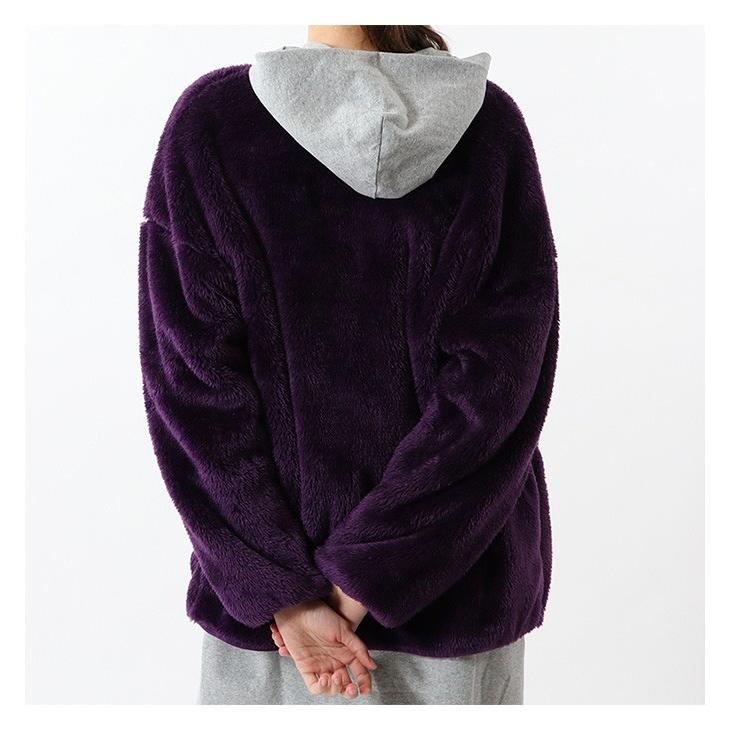 [チャンピオン] スナップボアジャケット アウター シェルパフリース Vネック Champion（チャンピオン） フリース ボア アウター スナップジャケット