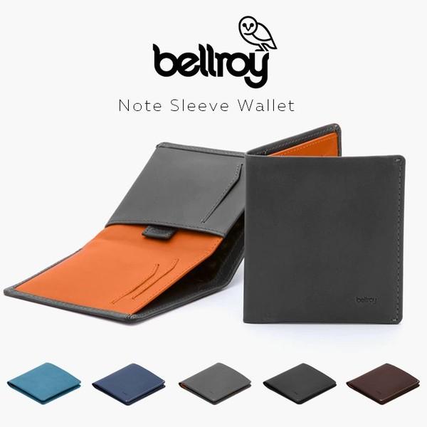 ベルロイ Bellroy 財布 ノートスリーブ 薄型 ２つ折り財布 レザー 革 スリム メンズ ウォレット Note Sleeve サイフ WNSC｜elva