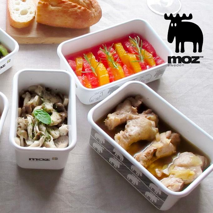 moz モズ 琺瑯 ホーロー3点セット ほうろう 容器 キャニスター
