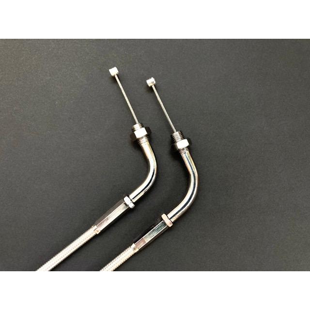 Z400FX メッシュアクセルワイヤー STD 純正長 ノーマル長 日本製 |  | 01