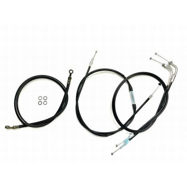 Z400FX アップハンワイヤーセット E1〜E4 Akit 長さ選択可能 : エル