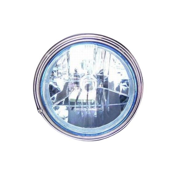 マルチリフレクター ヘッドライト セット ブルーレンズ ブラックケース