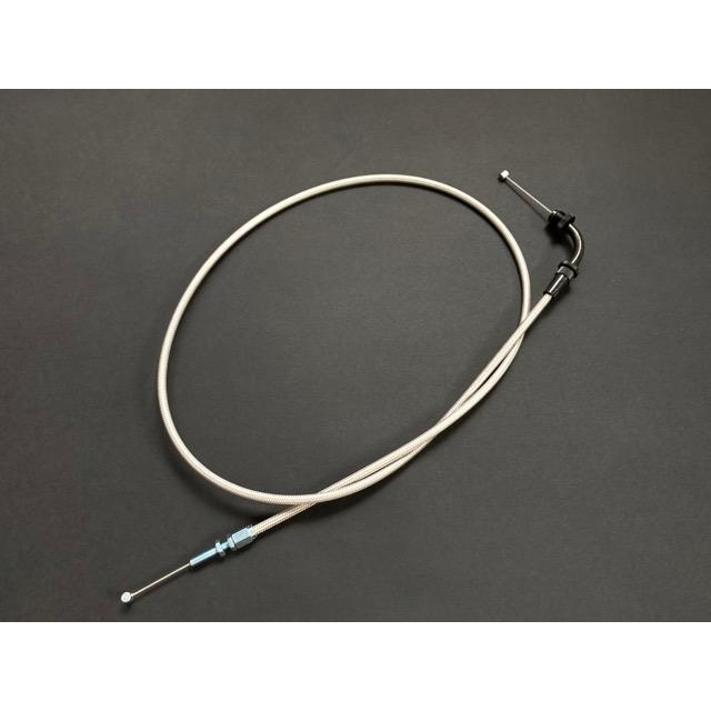 GSX250E/400E アクセルワイヤー メッシュ 日本製 長さ選択可能 : エル