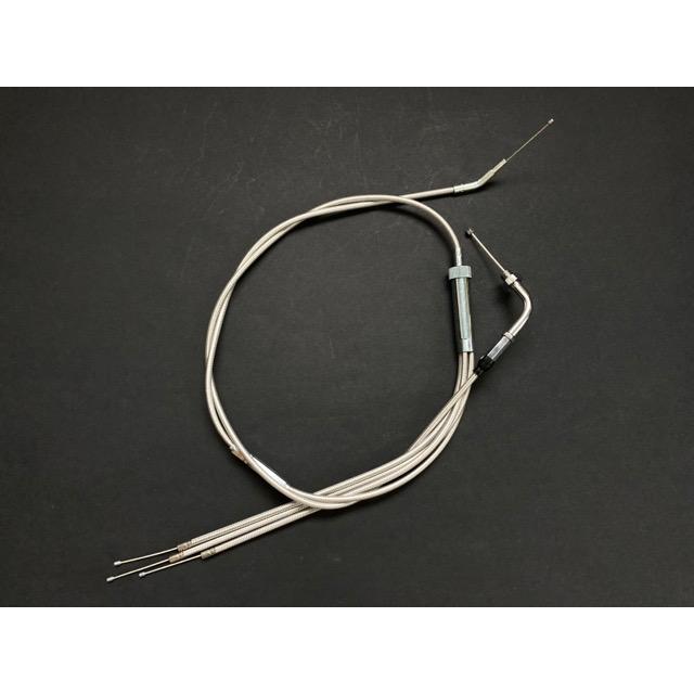 KH250 KH400 SS400 アクセルワイヤー メッシュ 日本製 長さ選択可能 