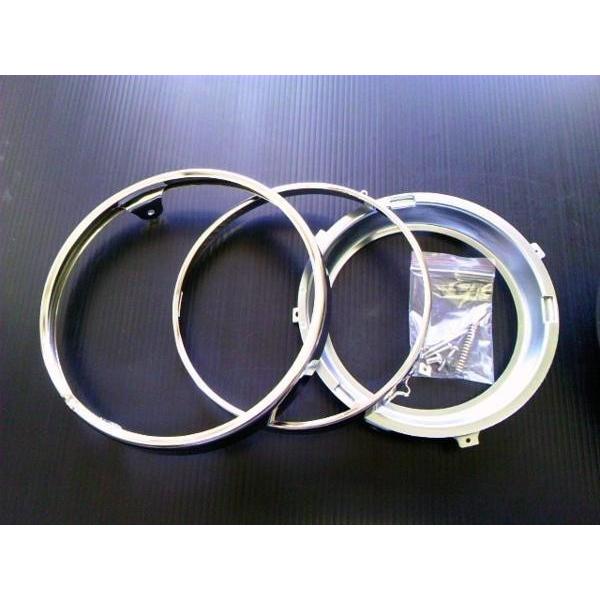 純正 新品 CBR400F 互換ヘッドライト リム メッキ 純正 新品 CBR400F