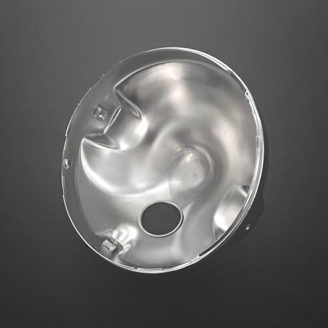 汎用 ヘッドライトリム ケースセット 180mm メッキ 8mm穴 丸目ライト