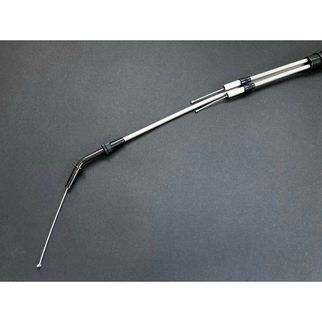 RZ250/350 メッシュアクセルワイヤー STD 純正長 ノーマル長 日本製