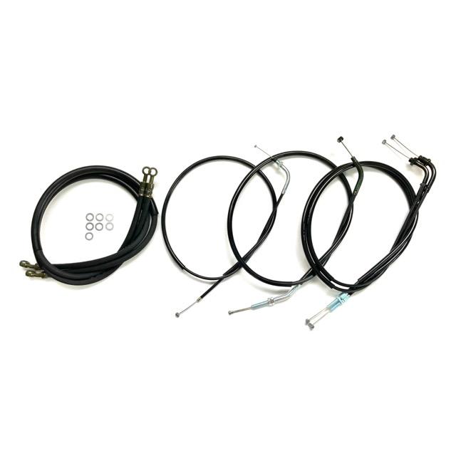 CB400SF 〜98y アップハンワイヤーセット 30cmロング Akit
