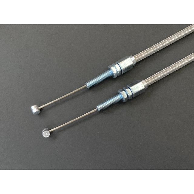 Z1 Z2 Z750FX Z1000MK2 メッシュアクセルワイヤー 20cmロング 日本製 