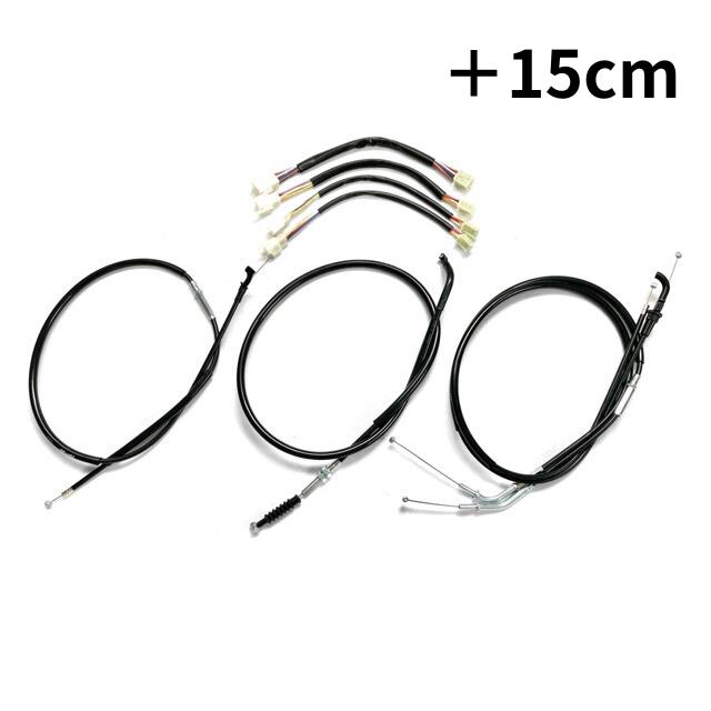 ゼファー400 ワイヤーセット＋ハーネスキット 15cmロング : エル 