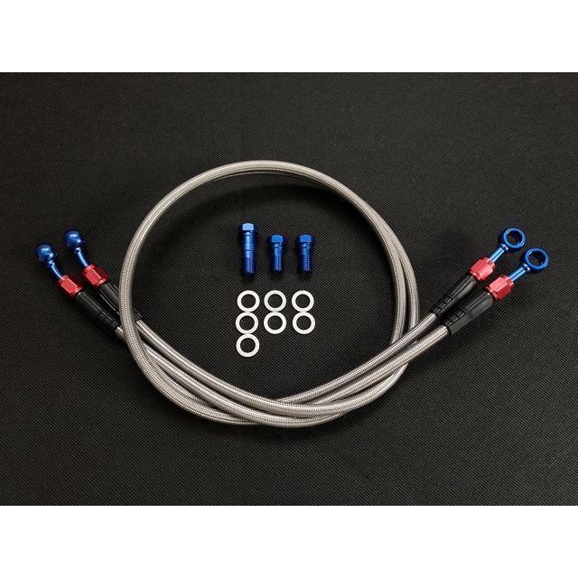 ゼファー400χ S絞りアップハンドル ブラックメッシュブレーキ