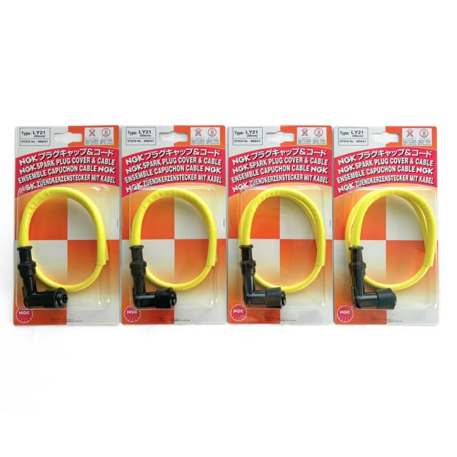 NGK プラグコード 黄色 ゼファー400 ゼファー750 Z400FX Z400GP