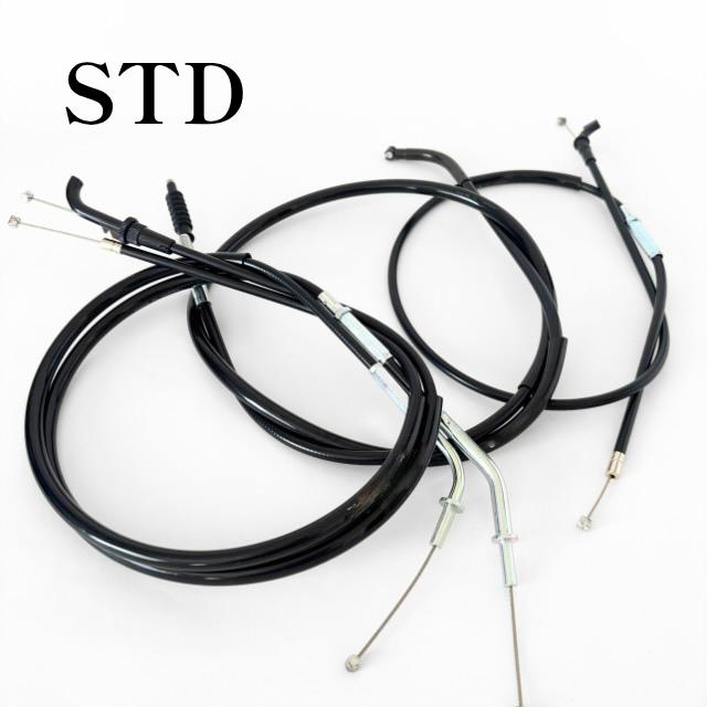 ZRX400 ワイヤーセット STD 純正長 ノーマル長 日本製 : エルウェーブ 