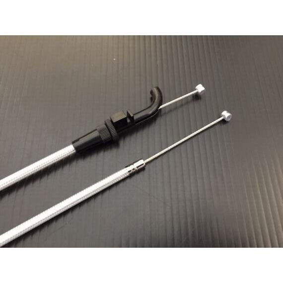 ZRX400/2 メッシュアクセルワイヤー 30cmロング 日本製 : エルウェーブ 