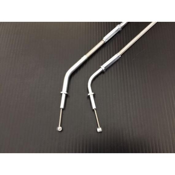 ZRX400/2 メッシュアクセルワイヤー 30cmロング 日本製 : エルウェーブ 