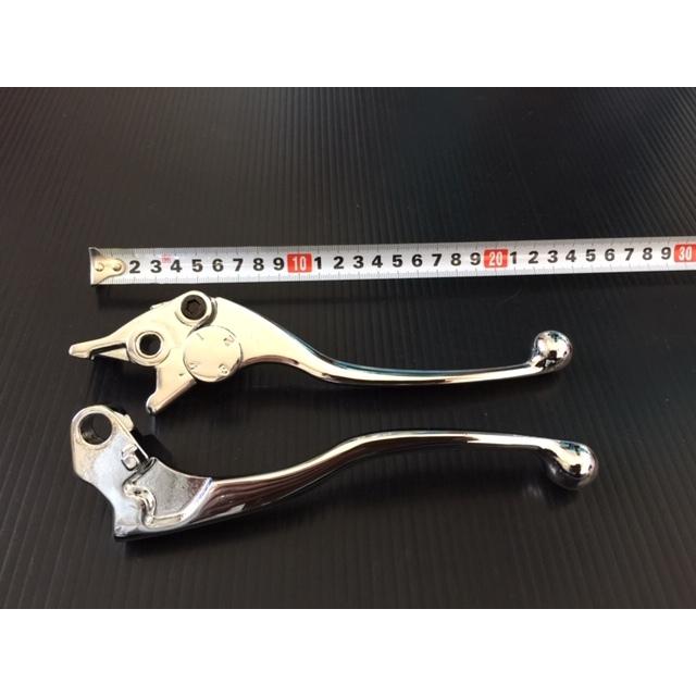 ZRX400 メッキレバーセット クラッチ ブレーキ : エルウェーブ
