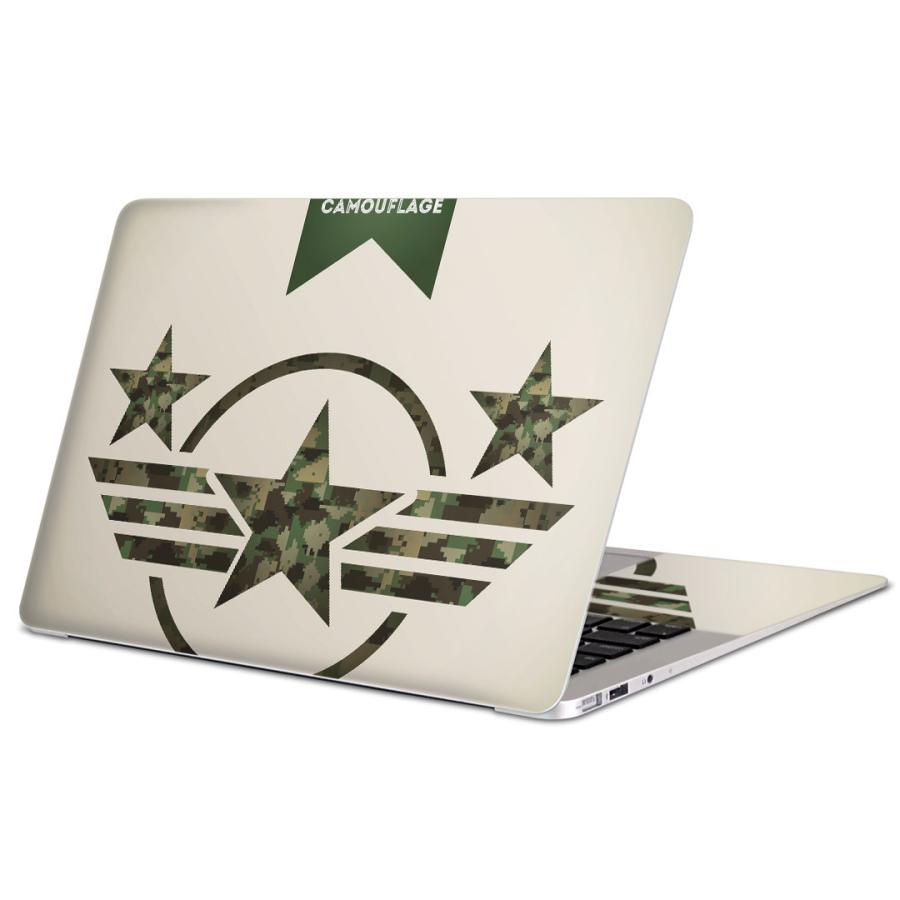 MacBook Air13inch(2018/A1932)専用スキンシール マックブック 13インチ  アーミー　迷彩　カモフラ 011569 | 