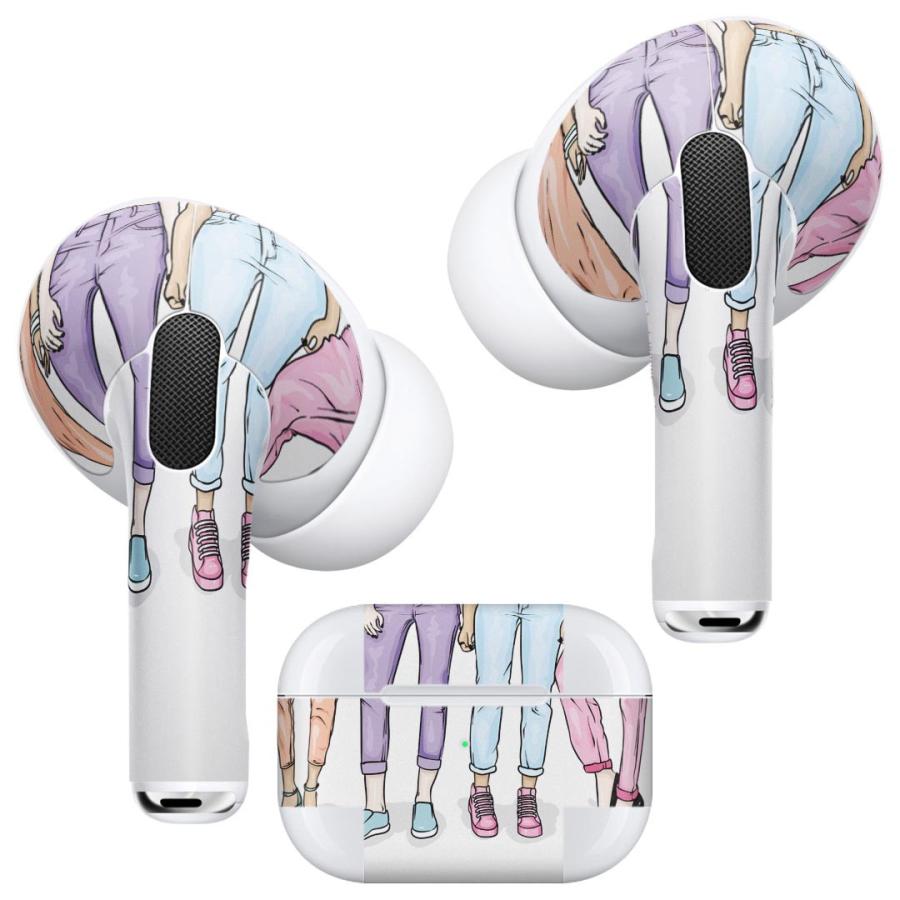 Air Pods Pro 専用 デザインスキンシール 対応 airpodspro エアポッドプロ apple アップル イヤフォン イヤホン  ジーンズ　スキニー　ファッション 015674｜emart