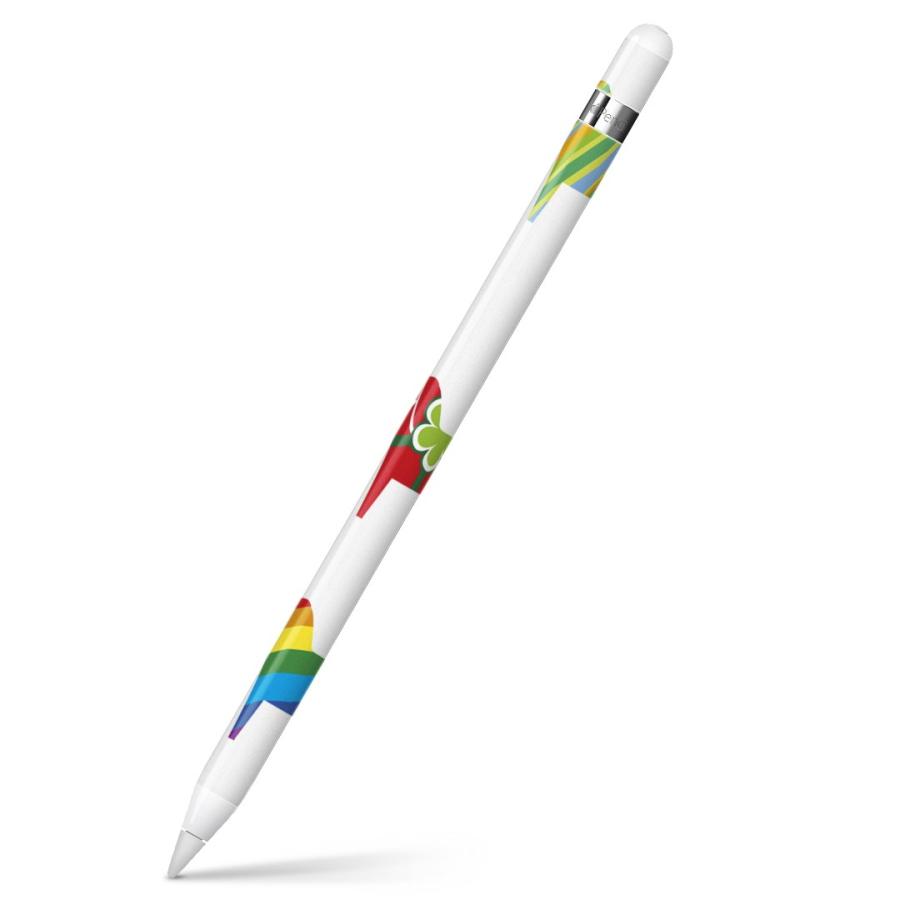 Apple Pencil 専用スキンシール アップルペンシル iPad Pro ApplePen カバー フィルム ステッカー 保護  馬　ペガサス　イラスト 004921｜emart