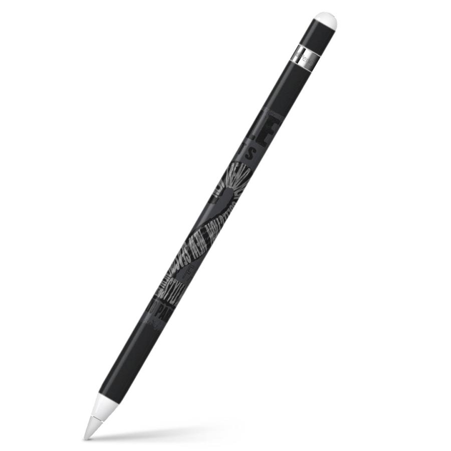 Apple Pencil 専用スキンシール アップルペンシル iPad Pro ApplePen カバー フィルム ステッカー 保護  星　数字　ロゴ 014395｜emart