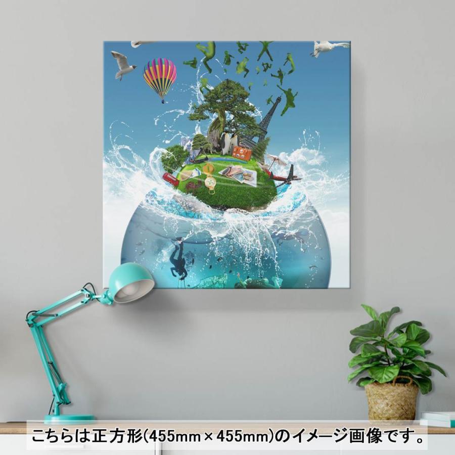 E Martアートパネル 絵 絵画 フラワー 0006 A3 A1 飾り 正方形33 A5 選べるサイズ 模様 花 6つ切り 正方形45