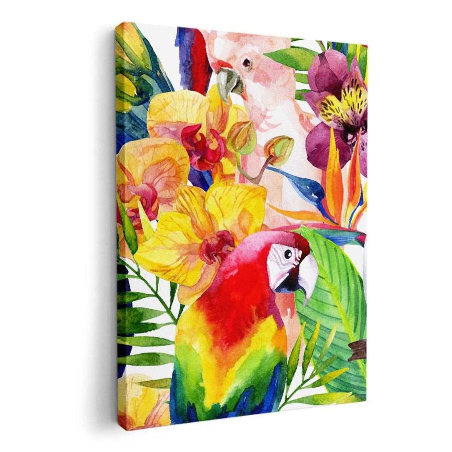 アートパネル 絵 絵画 飾り 選べるサイズ A1 A3 A5 6つ切り 正方形33 正方形45 鳥 カラフル 南国 Artpanel Ap E Mart 通販 Yahoo ショッピング
