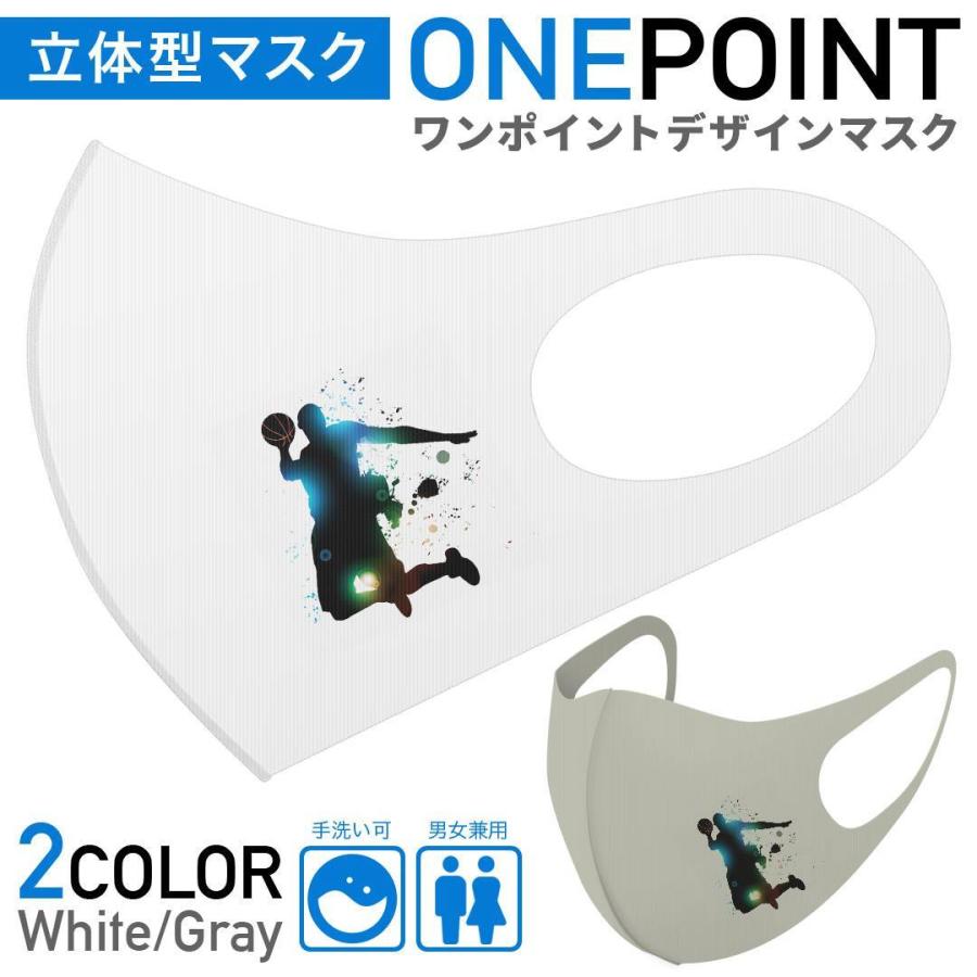 マスク 2枚セット ワンポイント 50mm 洗える ポリエステル 布 メンズ レディース 幼児 こども ジュニア バスケ ダンクシュート イラスト クール Dmaskop50 Ms E Mart 通販 Yahoo ショッピング
