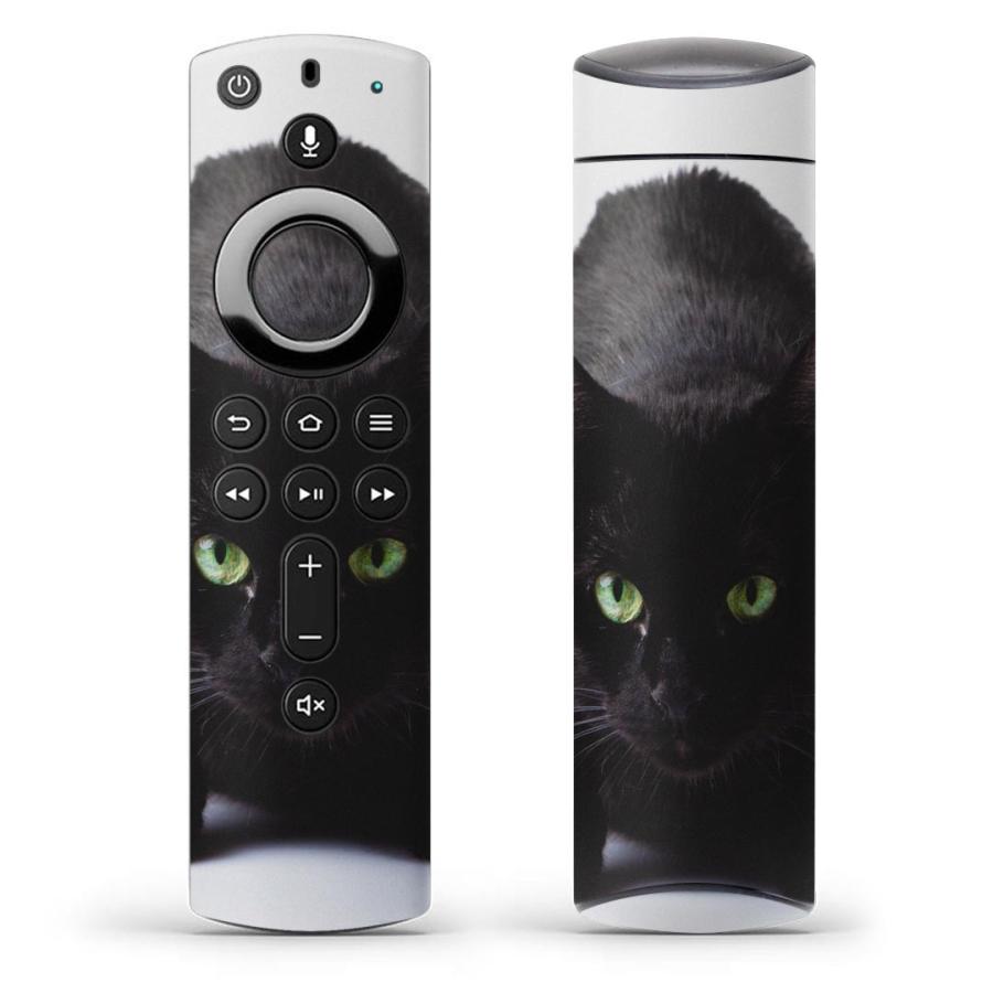 Fire TV Stick 第2世代 ファイヤー tv スティック リモコン専用スキンシール  写真　動物　ねこ　猫 005958｜emart