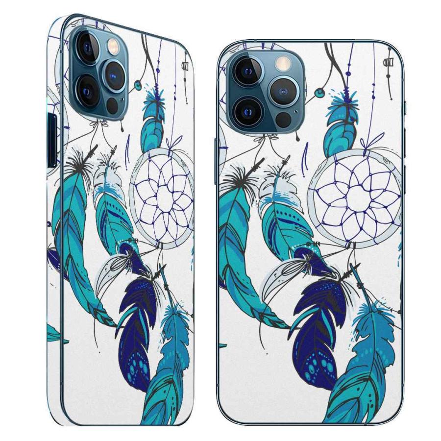 Iphone12 対応 アイフォン 全面スキンシール フル 背面 側面 正面 液晶 スマホケース ステッカー スマホカバー ケース ドリームキャッチャー 青 Iphone12full Ds E Mart 通販 Yahoo ショッピング