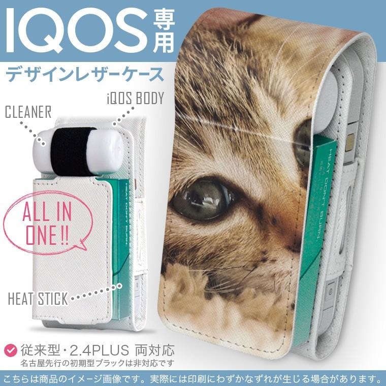 Iqos アイコス 専用 レザーケース 従来型 新型 2 4plus 両対応 宅配便専用 タバコ カバー デザイン ネコ 動物 L50rfcdvgc Institutpucnik Si