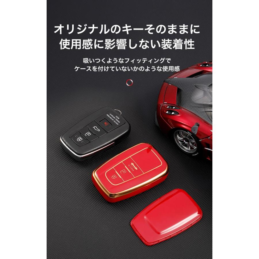 TOYOTA 10個セット　カローラ　トヨタ　スマートキー キーケース トヨタ用 TOYOTA用 ストラップ付き 新型プリウス カローラ
