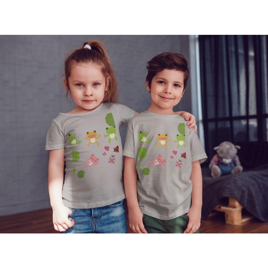 LEBORELA カラフルプリント 半袖Tシャツ プリントラグラン半袖Tシャツ｜子供服・ベビー服の通販 chil2