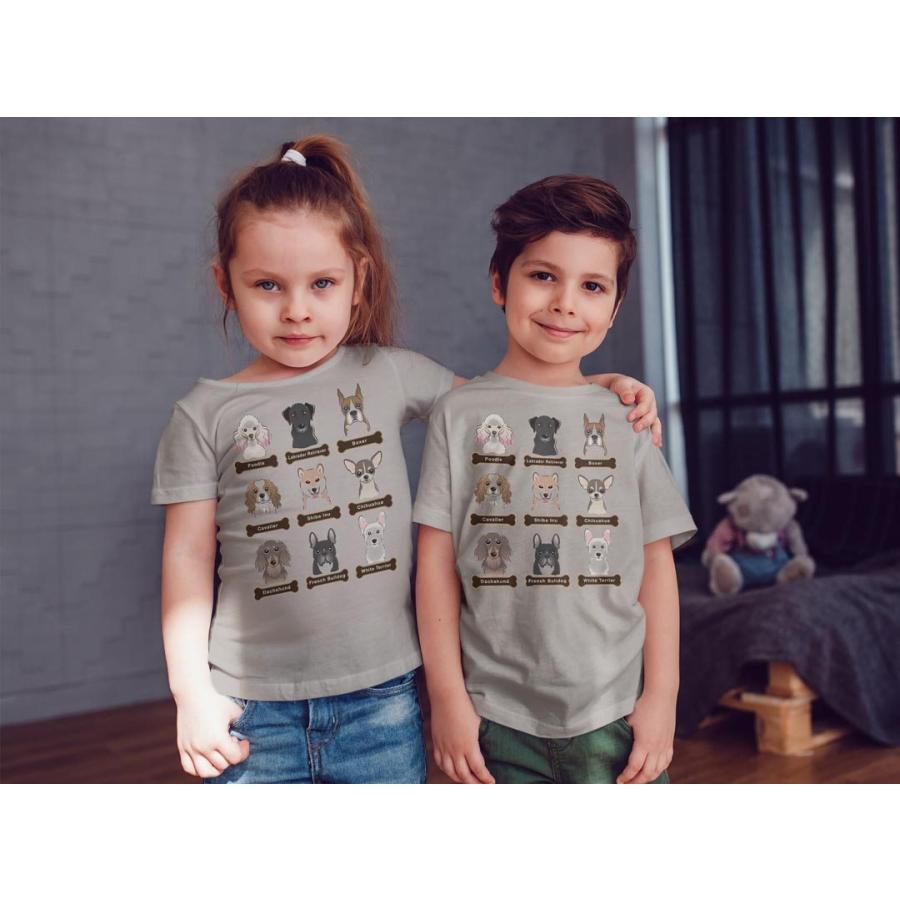 選べるカラー Tシャツ キッズ 半袖 デザイン 90 100 110 1 130 140 150 160 Tシャツ ティーシャツ T Shirt 動物 犬 イラスト Kidscolor Ts E Mart 通販 Yahoo ショッピング