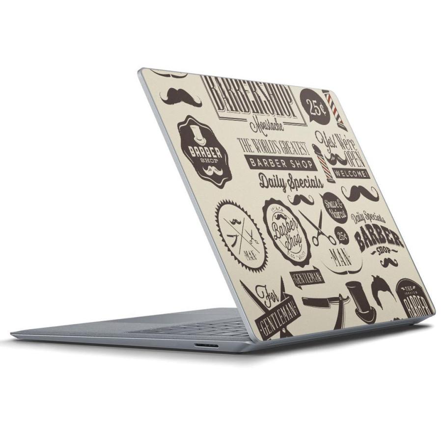 Surface Laptop ラップトップ専用スキンシール Microsoft サーフェス サーフィス ノートパソコン カバー  おしゃれ　英語　美容室 002701｜emart