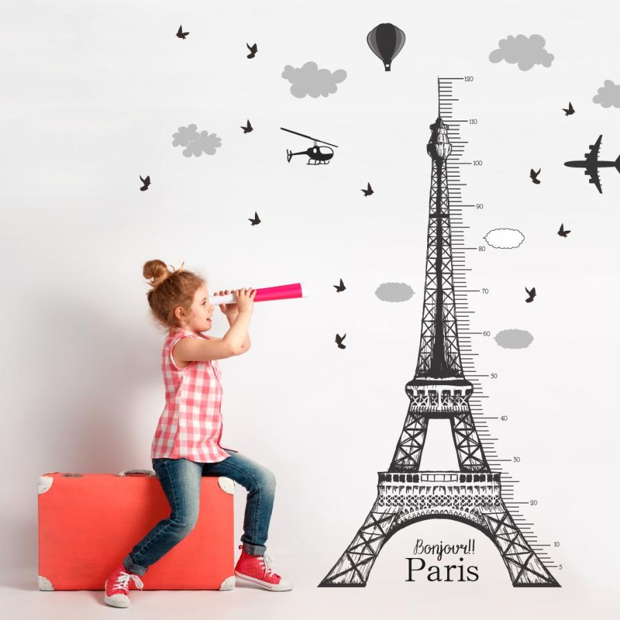 ウォールステッカー 身長計 メモ付き 記念 目盛り 子供部屋 動物 北欧 90 60cm シール式 エッフェル塔 パリ ふきだし 0170 Meter 0170 Ws E Mart 通販 Yahoo ショッピング