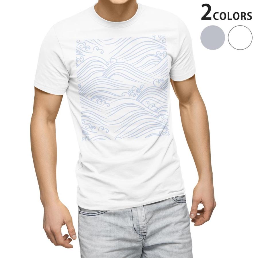 Tシャツ メンズ 半袖 ホワイト グレー デザイン Xs S M L Xl 2xl Tシャツ ティーシャツ T Shirt 和風 和柄 白 Mw Ts E Mart 通販 Yahoo ショッピング
