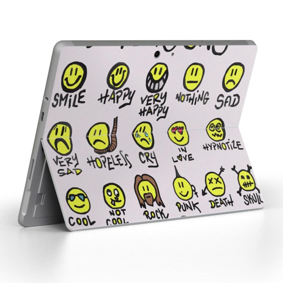 Surface Go 専用スキンシール Microsoft サーフェス サーフィス ノートパソコン カバー フィルム ステッカー スマイル アイコン イラスト Surfacego Ds E Mart 通販 Yahoo ショッピング