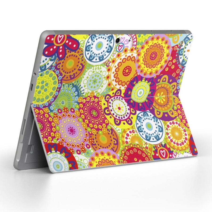 Surface Go 専用スキンシール Microsoft サーフェス サーフィス ノートパソコン カバー フィルム ステッカー 花 フラワー カラフル イラスト 0040 Surfacego 0040 Ds E Mart 通販 Yahoo ショッピング